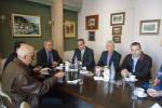 Στιγμιότυπο από τη σύσκεψη με τον Πρόεδρο του ΕΒΕΑ και υποψήφιο Πρόεδρο της ΚΕΕΕ